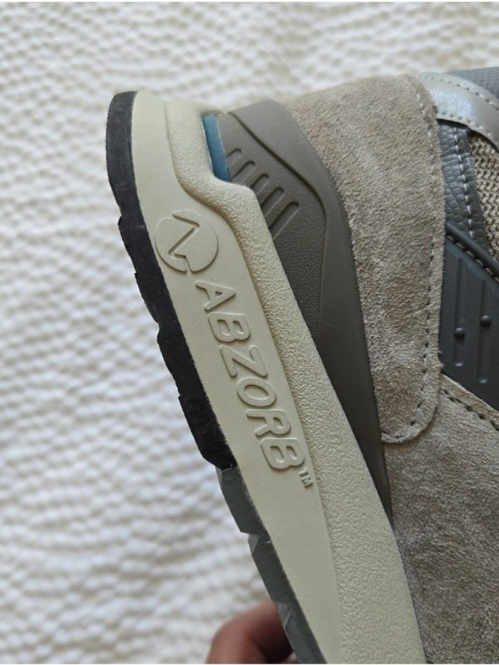 New Balance 998 Men 11 Made In USA Gray Suede   And Mesh Sneakers 0826 - Picture 6 of 10